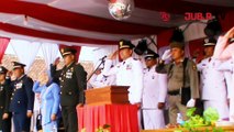 Ribuan Peserta Ikuti Upacara Kemerdekaan RI Ke-79 Tingkat Kecamatan Surade