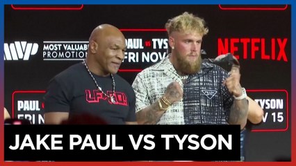 Jake Paul turns up the trash talk as his fight with Mike Tyson nears
