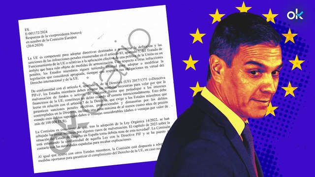 La UE exige explicaciones al Gobierno por la rebaja de la malversación para contentar al separatismo