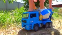 Funny stories about Tractor Excavator and Truck - compilation Alex ride on Power Wheels