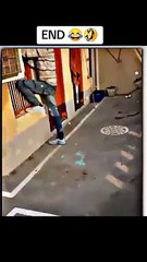 Men slap monkey