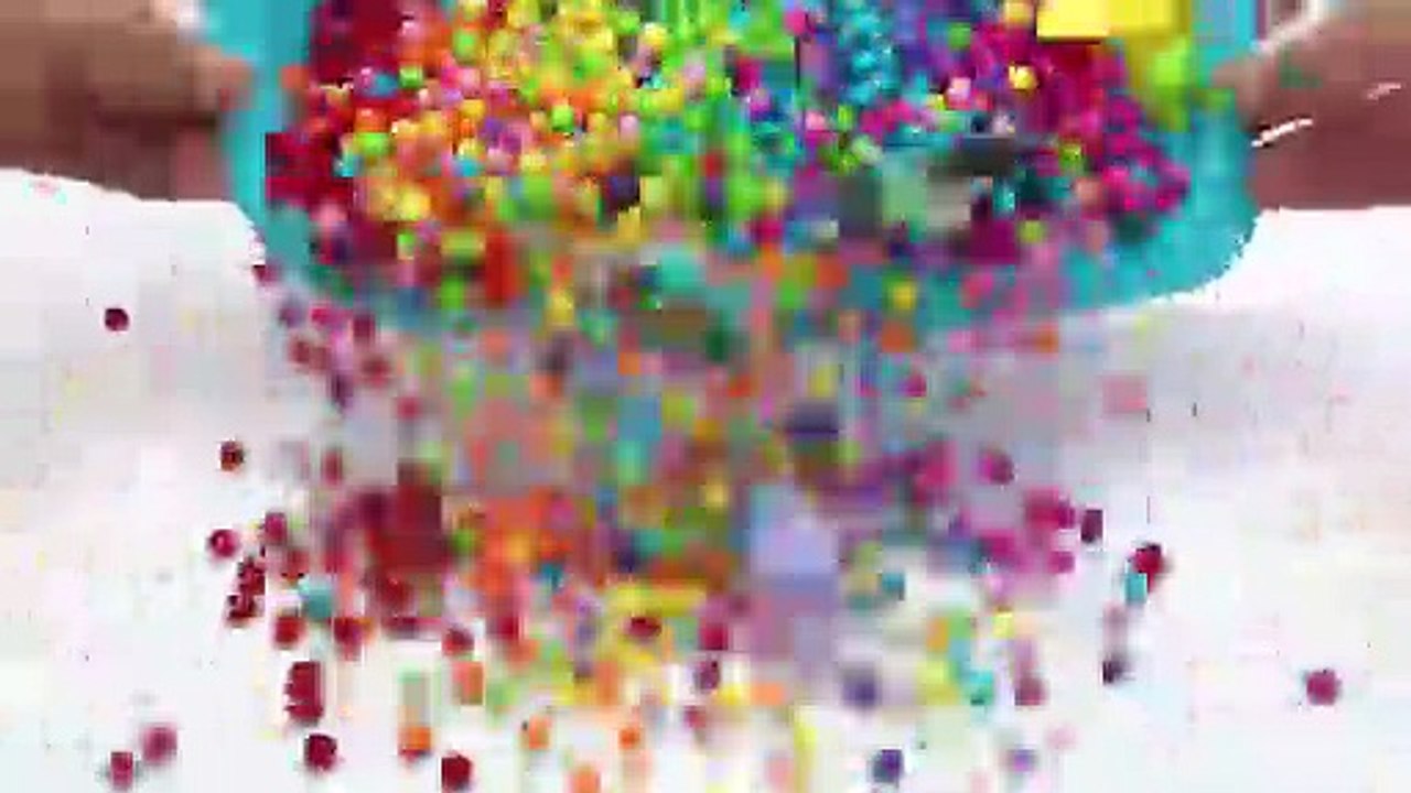 Satisfying Video l Mixing Candy with Making Rainbow Bathtub Cutting ASMR #kineticsand​ #oddlysatisfying​ #ASMR​ #compliation​ #cutting​ #satisfying​