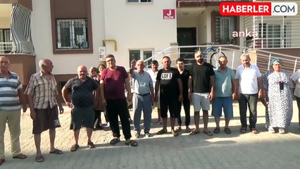 Kadirli'de deprem sonrası yıkılacak binaya tepki