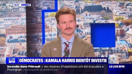 Nicolas Conquer (porte-parole des Republican Overseas France): "La 'kamalamania' va commencer à s'affriter"