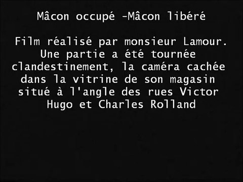 MACON-INFOS : Mâcon occupée -Mâcon libérée