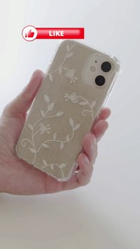 Embroidered phone cover