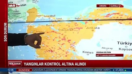 Yangınlar kontrol altına alındıa