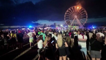 Une grande roue prend feu pendant un festival en Allemagne