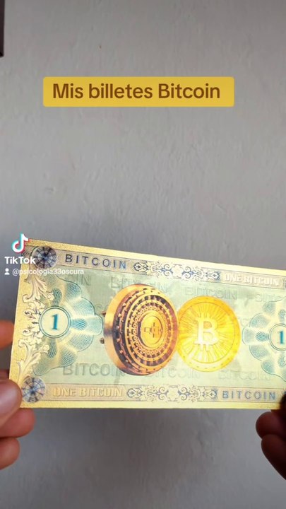 Mis billetes Bitcoin #bitcoin #dinero #gold #billetes #money #riqueza #viralvideo #viral