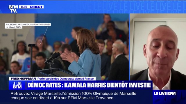 Progression de Kamala Harris dans les sondages: Ça va continuer, ce n'est plus une lune de miel, c'est vraiment une tendance , assure Fred Hoffman, porte-parole des Democrats abroad France