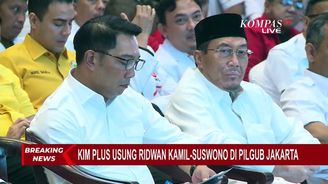 Ridwan Kamil dan Suswono DIdukung KIM Plus, Jaminan Menangkan pIlgub Jakarta? Begini Analisisnya