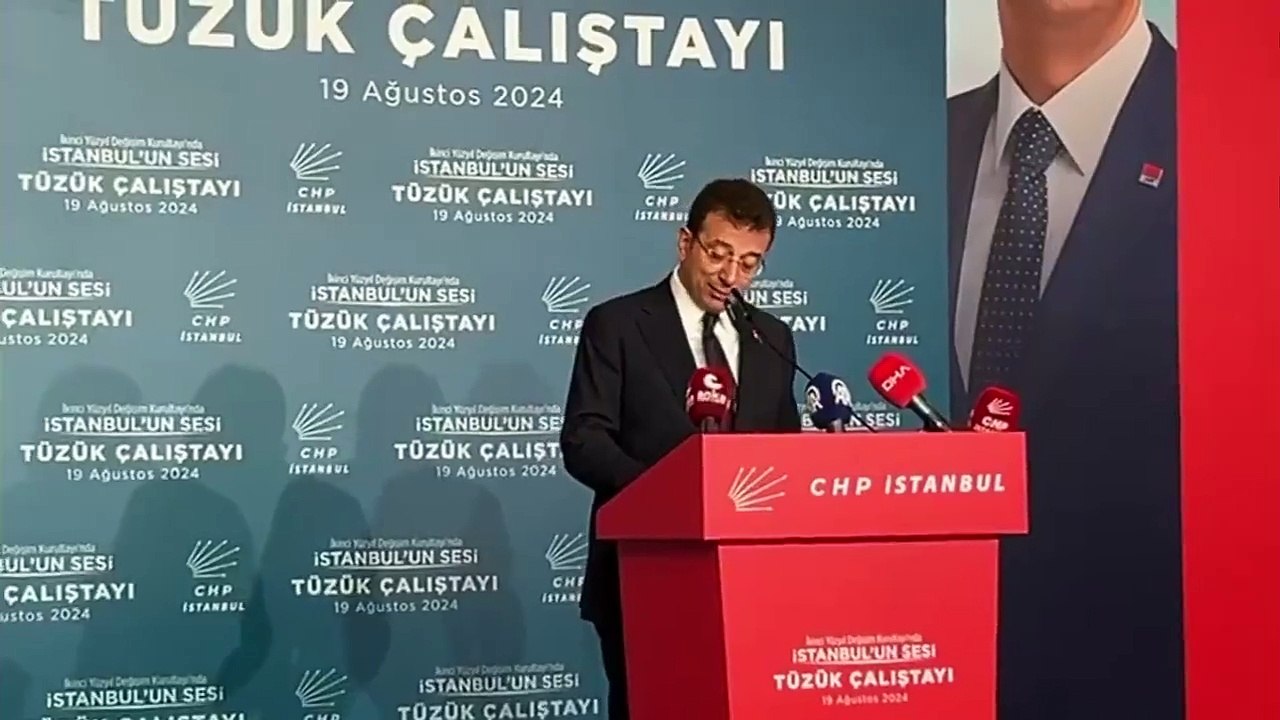 İBB Başkanı Ekrem İmamoğlu: "CHP değişecek, Türkiye değişecek. Bu sürecin başka bir sonucu olmaz, olamamalı"