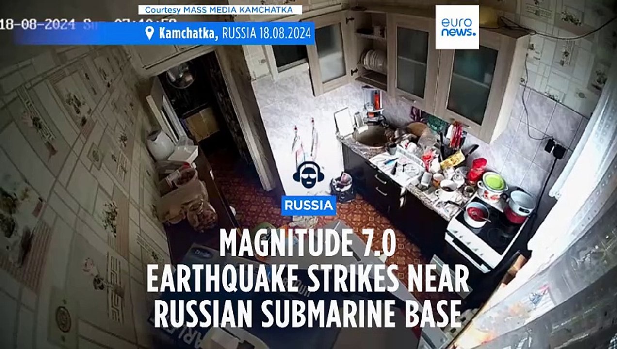 Powerful earthquake in Russia's Far East triggers volcanic eruption