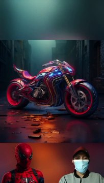 superheroes but motorcycle part 2 ALL Characters (Marvel & DC) #avengers #dc #ai #shorts