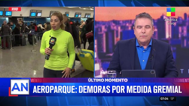 Aeroparque: hoy habrá medidas de fuerzas y demoras en los vuelos