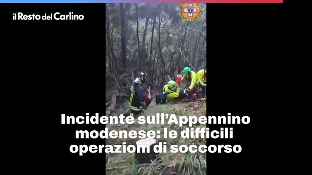 Incidente sull'Appennino modenese: le difficili operazioni di soccorso