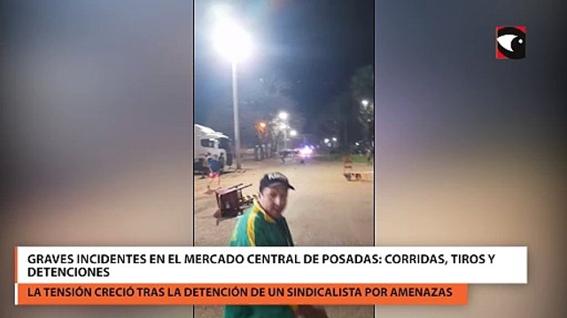 Graves incidentes en el Mercado Central de Posadas: corridas, tiros y detenciones