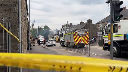 Keith fire affects two properties and closes A96