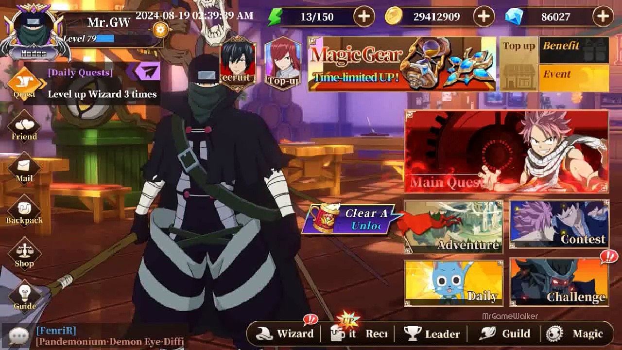 Fairy Tail: Fierce Fight Gameplay (Android/IOS) [No Commentary] Tower of Heaven 19/08/2024