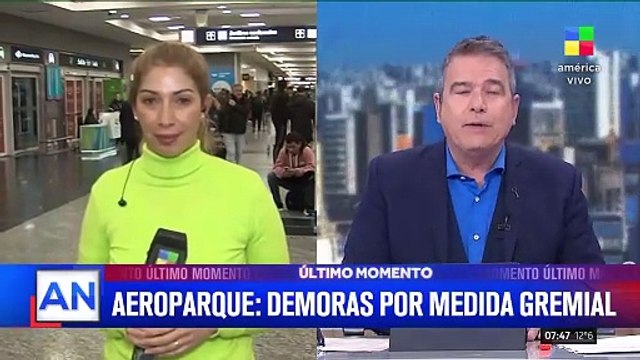Aeronáuticos realizarán asambleas en Aeroparque y habrán demoras en los vuelos