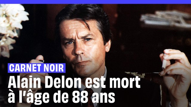 Alain Delon, acteur mythique du cinéma français, est mort