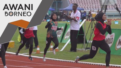 Nur Afrina leburkan rekod 100 meter wanita SUKMA
