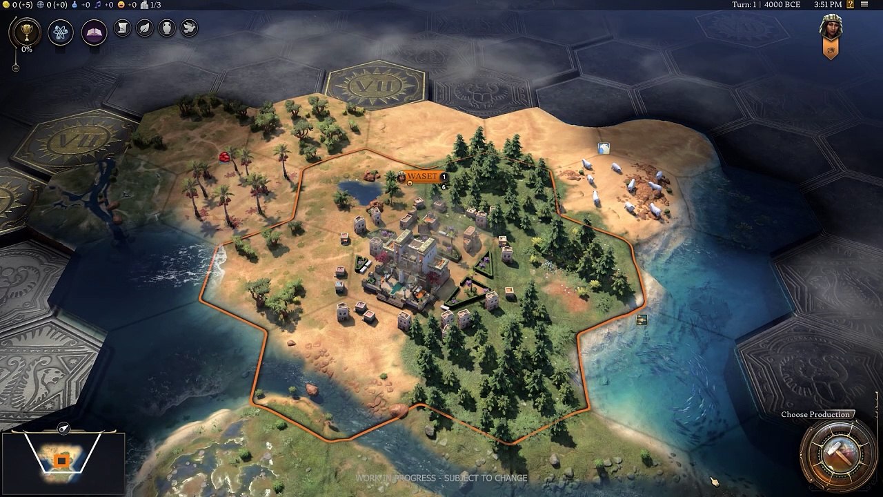 Vier Minuten Gampeplay aus Civilization 7 zeigt eure erste Stadt