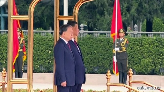 Il nuovo leader del Vietnam To Lam in Cina da Xi Jinping