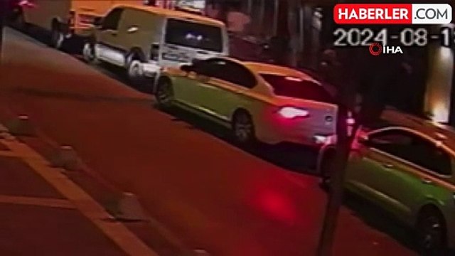 Kağıthane'de Filistinli iş adamına silahlı saldırının güvenlik kamerası görüntüsü ortaya çıktı