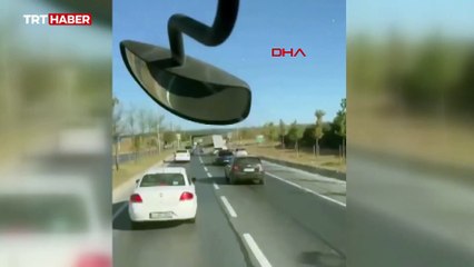 Ani manevra kazaya neden oldu: O anlar kamerada