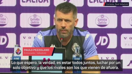 Primer mensaje de Pezzolano a su afición: "Los rivales son los que vienen de afuera"