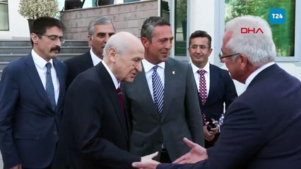 Ali Koç, MHP Genel Merkezi’nde Devlet Bahçeli ile görüştü