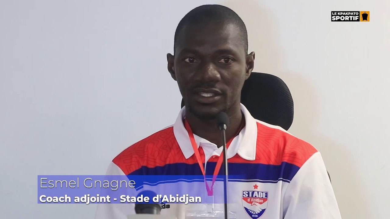Conférence d'après match entre le Stade d'Abidjan et Teungueth FC