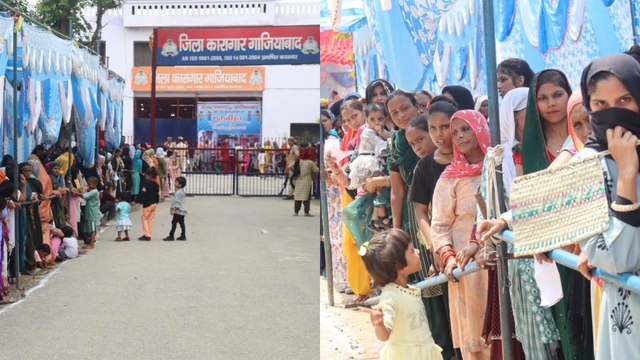 गाजियाबाद जेल प्रशासन ने किया रक्षाबंधन का विशेष आयोजन,कैदियों की कलाई पर बहनों ने बांधी राखी