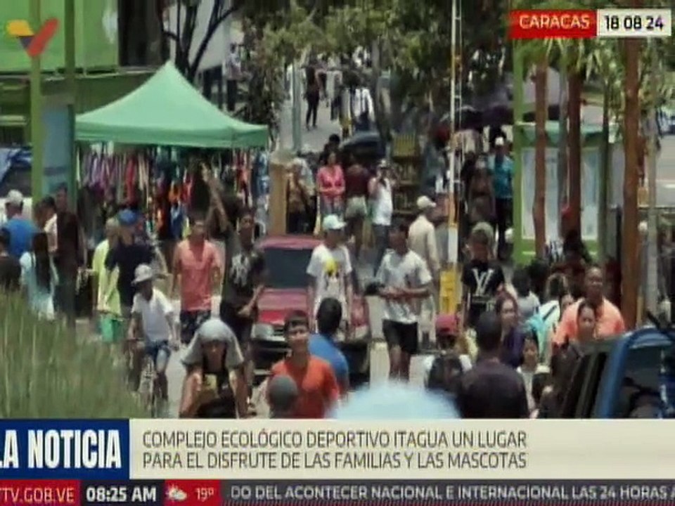 Caracas | Familias disfrutan de actividades recreativas en el Complejo Deportivo Ecológico Itagua
