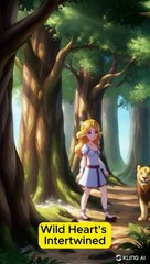 A Young Beautiful Girl And A Trapped lion. #history #shorts #viralvideo #cartoon