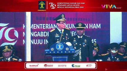 Video Yasonna Laoly Pamit Kepada Jajaran