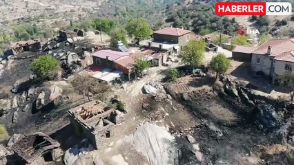 Muğla'da Orman Yangını: Alevlerden Geriye Külleri Kaldı