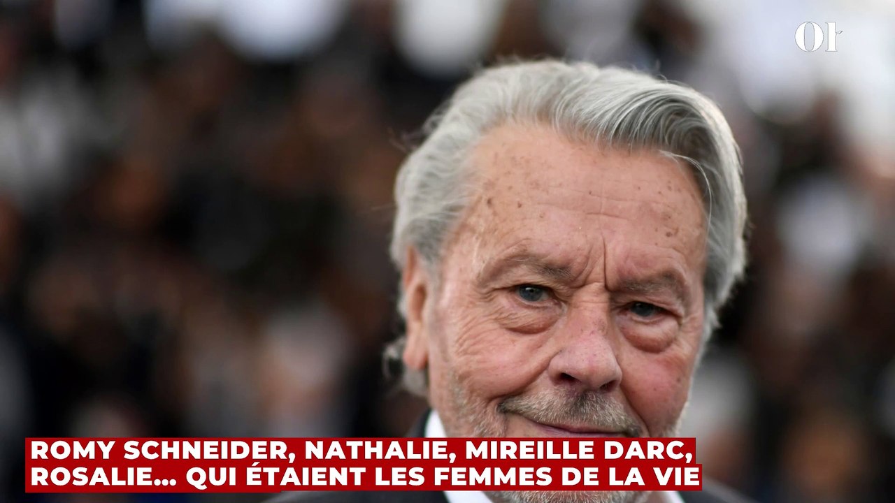 Romy Schneider, Nathalie, Mireille Darc, Rosalie… Qui étaient les femmes de la vie d'Alain Delon ?