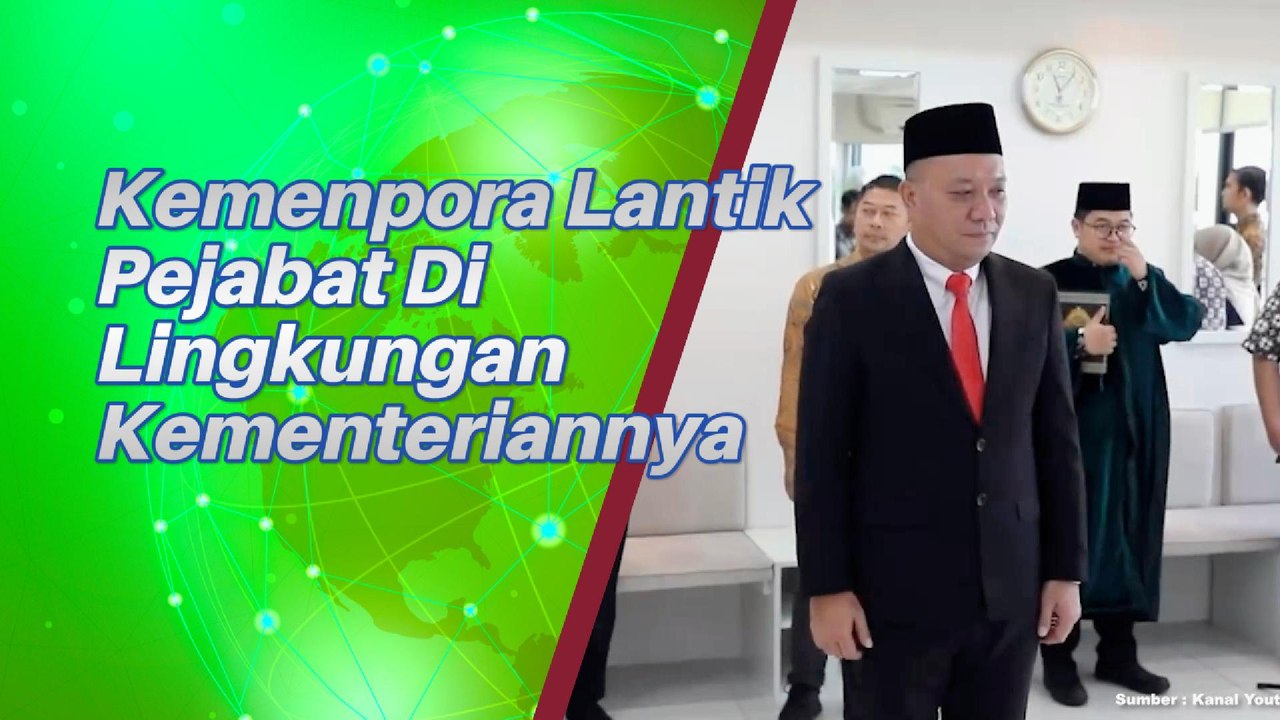 Kemepora Lantik Pejabat Dilingkungan Kerja Mereka