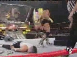 Jeff Hardy vs Bradshaw  Hardcore championship