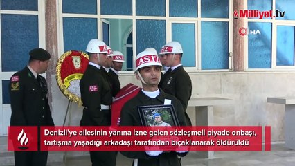 Sözleşmeli onbaşı kanlar içinde bulundu! İzne gittiği Denizli'de öldürüldü