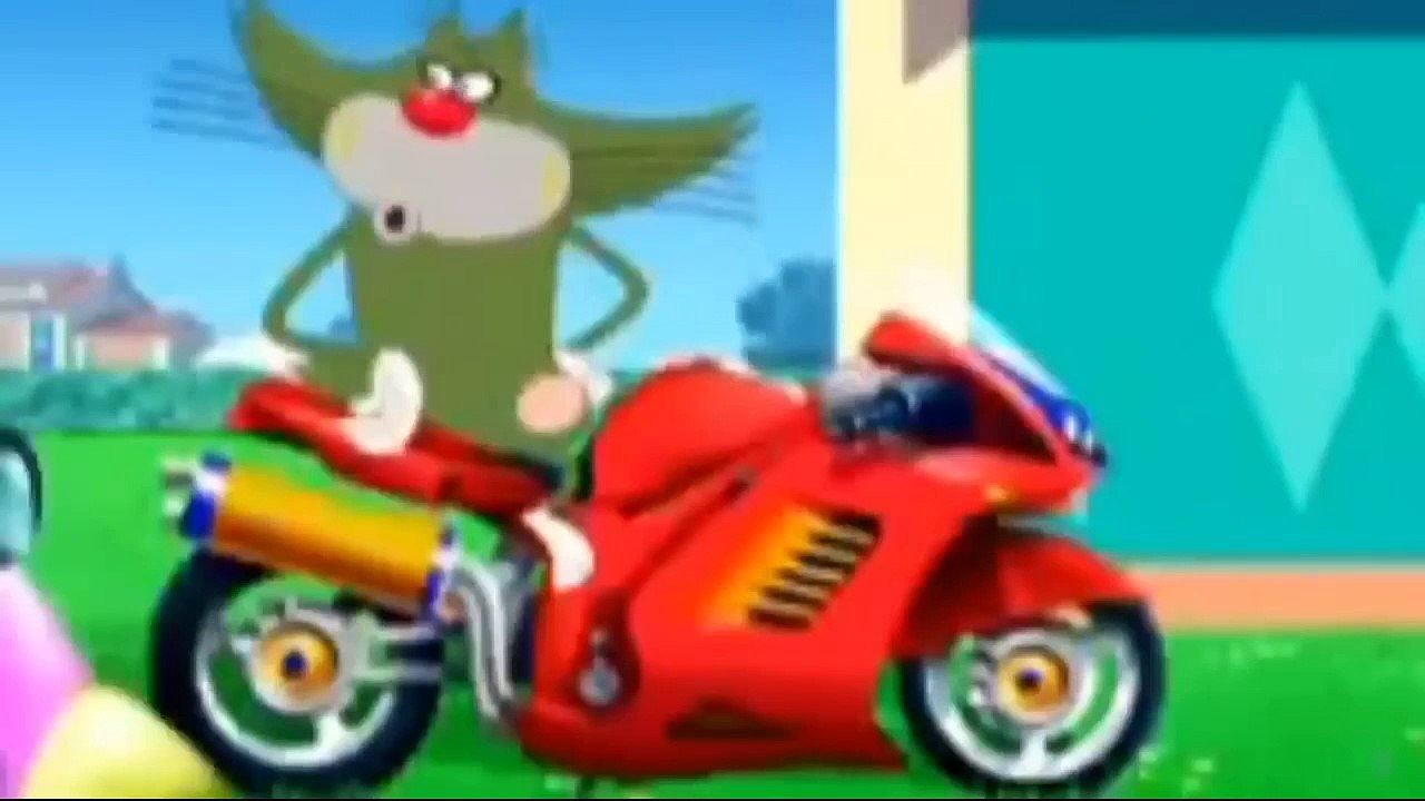 Oggy And The Cockroaches Gali in Hindi |Motorcycle Race| Funny Gaali ...