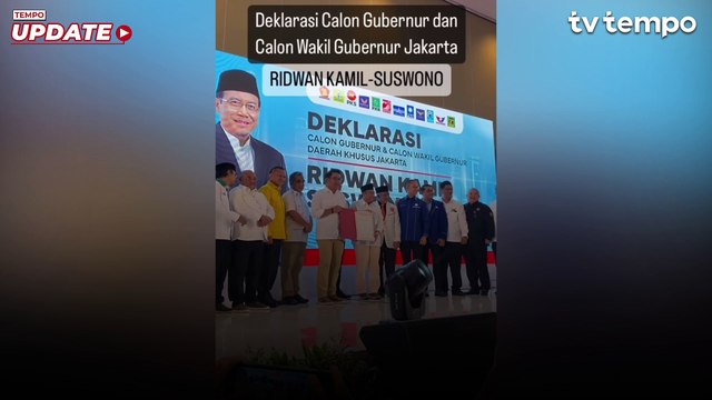 Ridwan Kamil Resmi Diusung 12 Partai Maju Pilkada Jakarta, Sempat Sebut Nama Anies dan Ahok