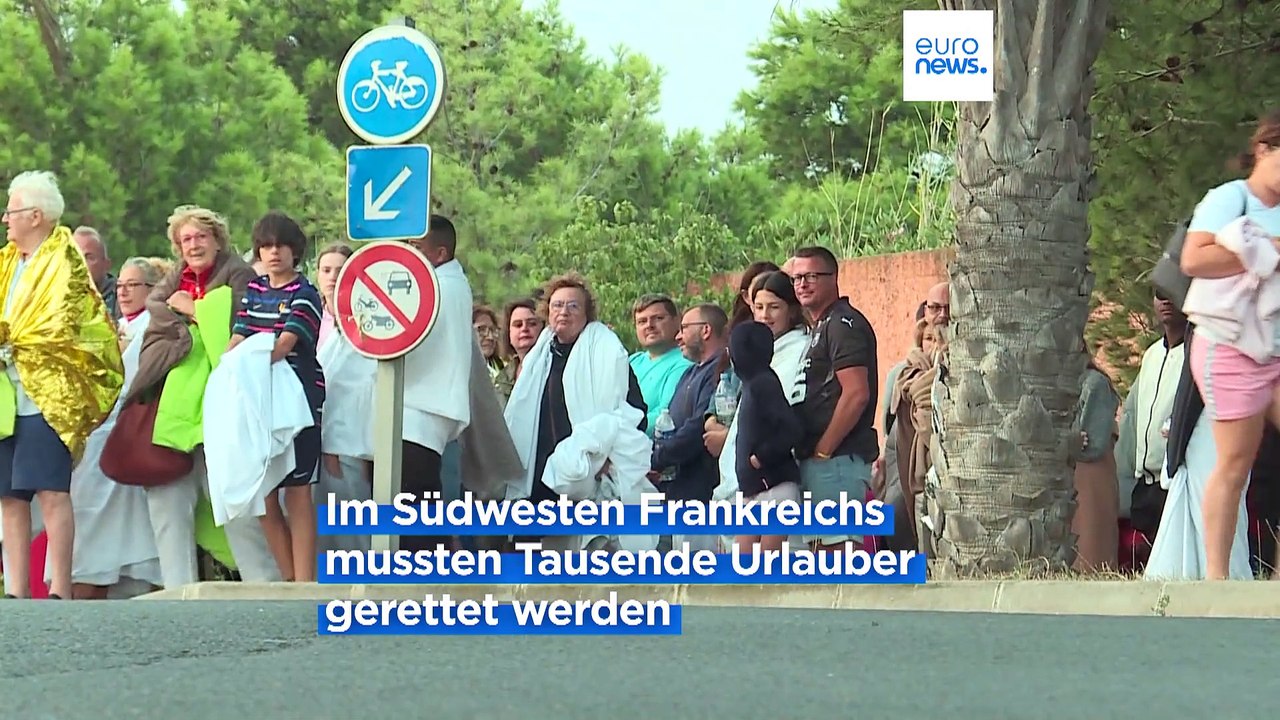 Kampf gegen die Flammen: Waldbrände im Südosten Frankreichs und auf Madeira