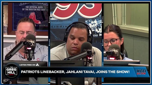 Patriots' linebacker, Jahlani Tavai, joins The Greg Hill Show!