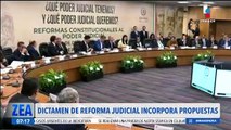 El dictamen de reforma judicial incorpora propuestas de la ministra Yasmín Esquivel