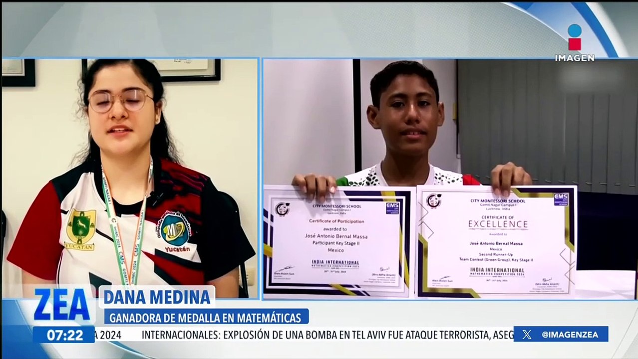 Estudiante yucateca gana medalla en la Olimpiada Mundial de Matemáticas