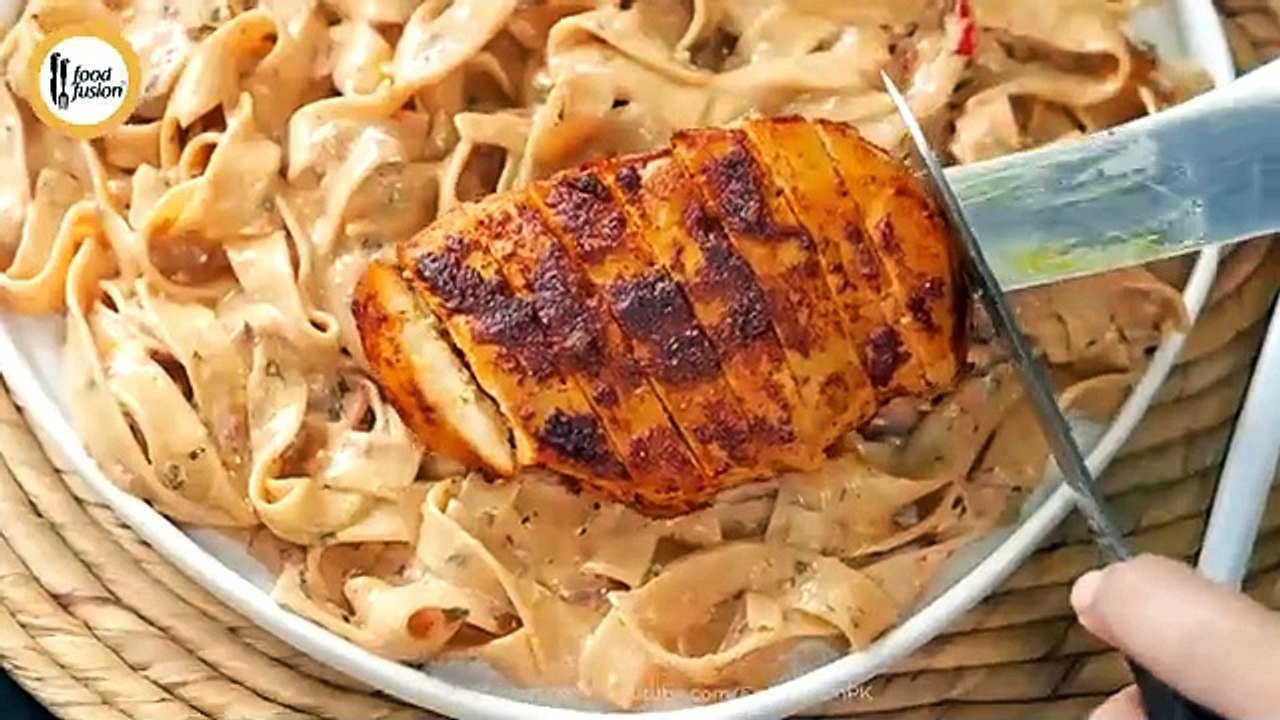 Spicy fettuccine recipe