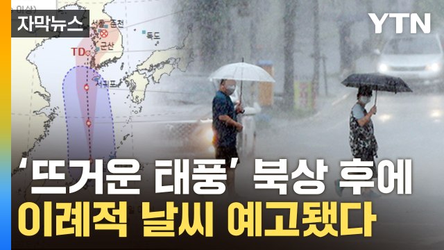 [자막뉴스] 습기 몰고 오는 태풍 '종다리'...이후 두려운 예고 / YTN